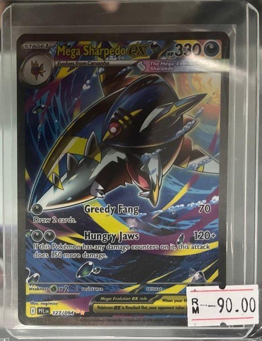 Mega Sharpedo ex 127/094 SIR – Phantasmal Flames | Pokémon TCG - Critical Hit TCG Penang