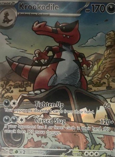 Krookodile 137/086 – Black Bolt Illustration Rare | Pokémon TCG