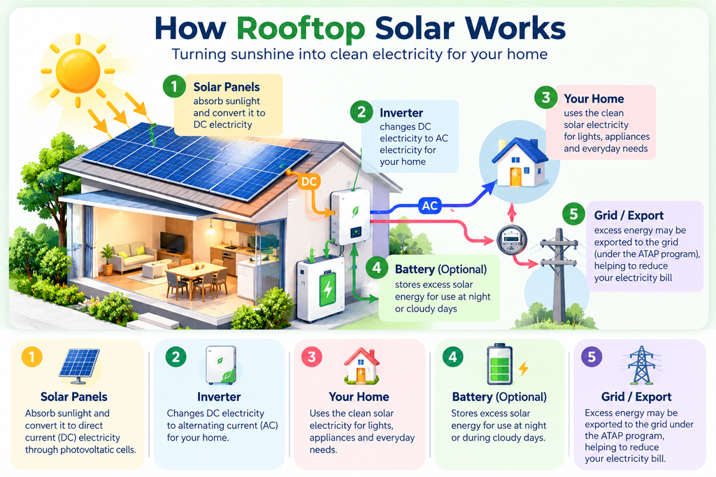 How Rooftop Solar Works