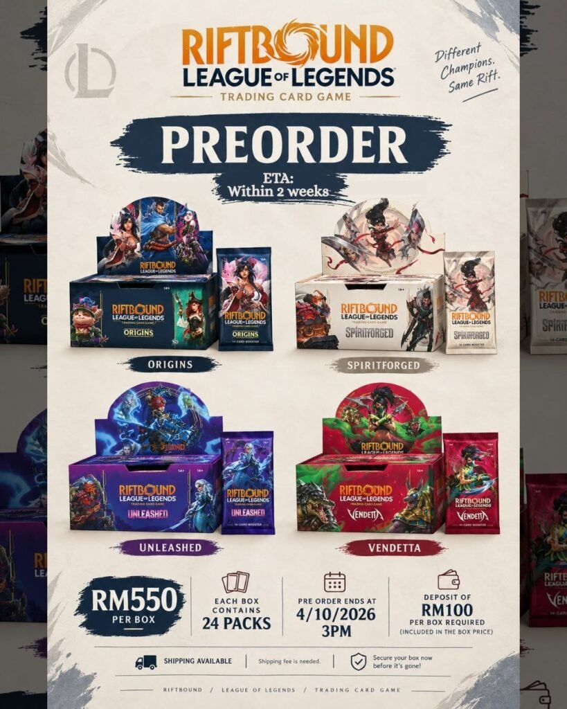 Riftbound League of Legends TCG – Preorder